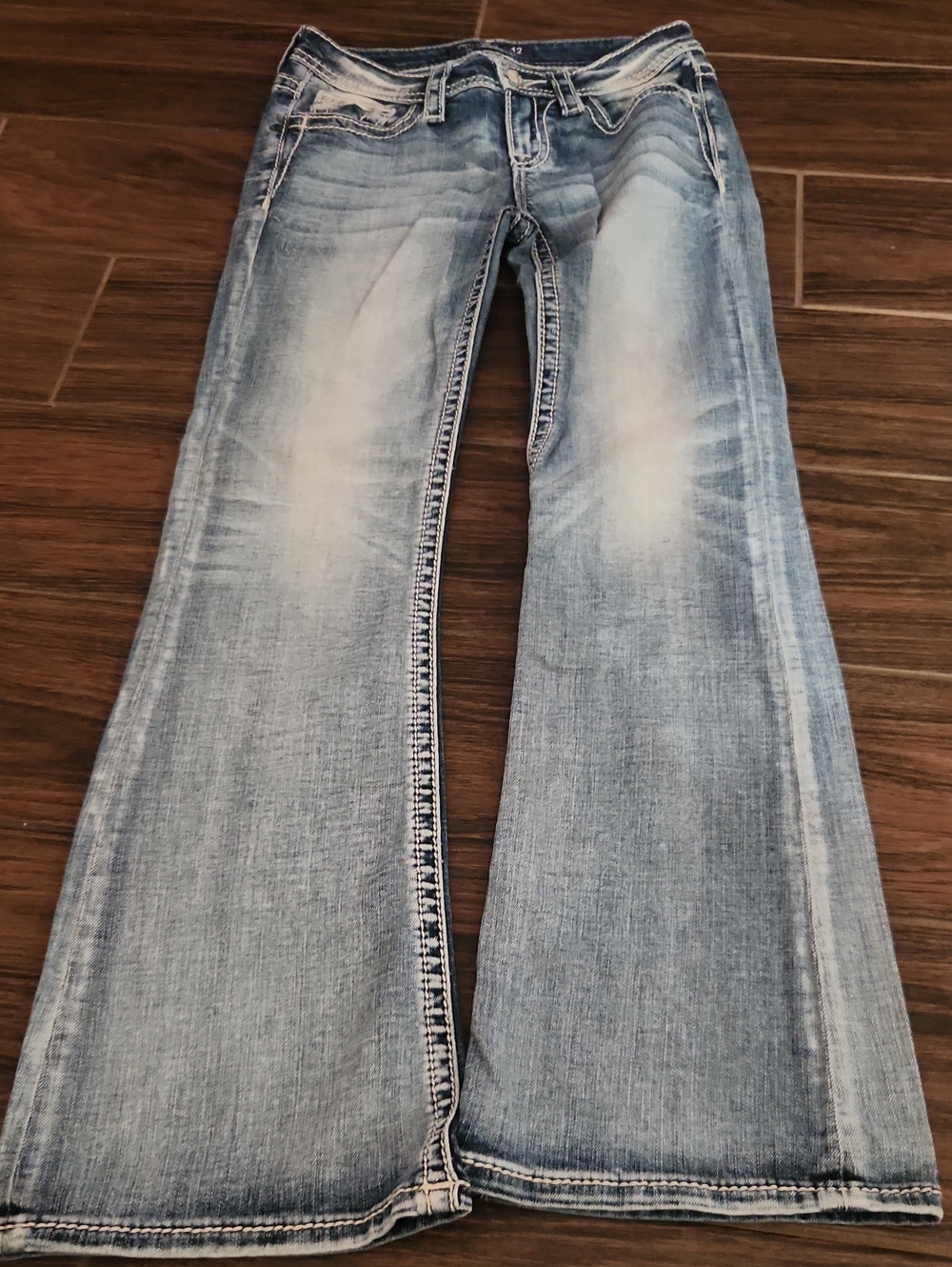 Miss Me Light Wash Flared Jeans